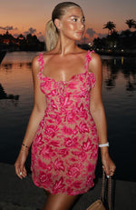 Sweet Fling Mini Dress Fuchsia Pink ...